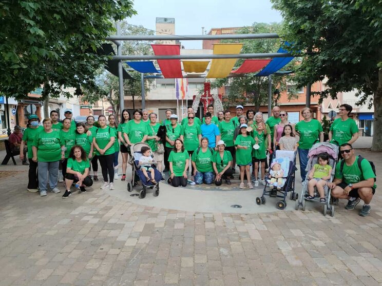 Marcha cáncer, foto grupo asistentes