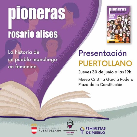 Cartel de la presentación del libro.