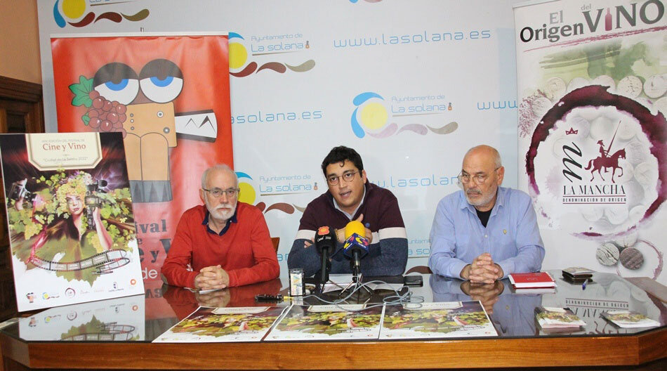 Presentación del Festival de Cine y Vino ‘Ciudad de La Solana’.