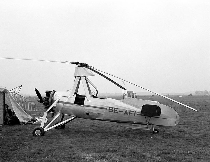 El autogiro de Juan de la Cierva. Fuente: es.wikipedia.org