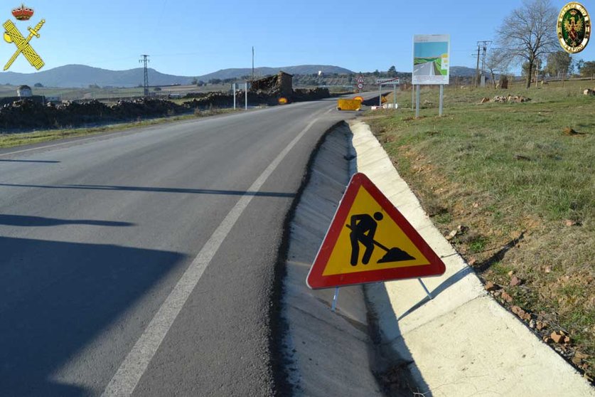 Carretera CR-5021 en el tramo en el que ocurrió el accidente de tráfico en el que falleció una persona.