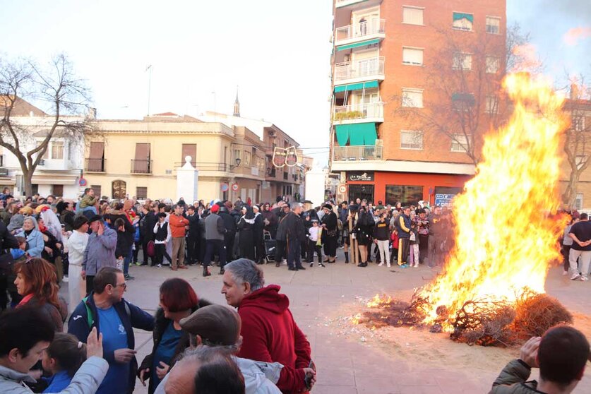 El ‘entierro de la sardina’ protagonizó la tarde del miércoles.