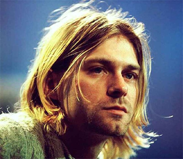 Kurt Cobain, líder de la banda Nirvana.  Fuente: biografiasyvidas.com