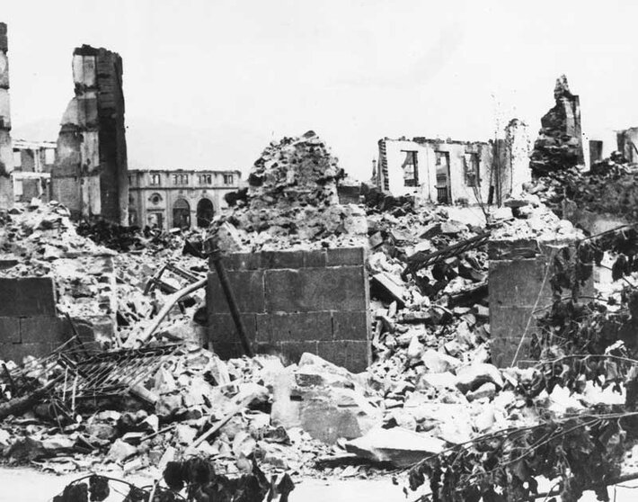 Bombardeo de Guernica. Fuente: historia.nationalgeographic.com.es