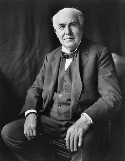 Thomas Alva Edison en 1922. Fuente: es.wikipedia.org