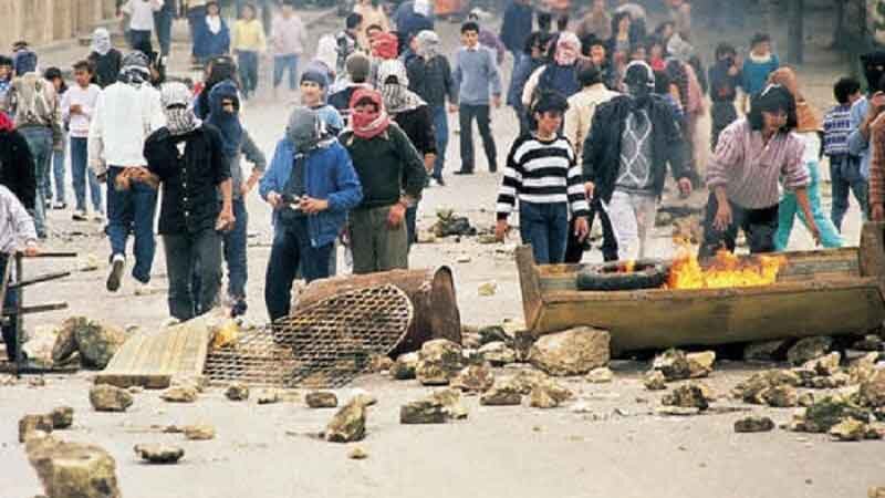 La primera “Intifada” o la “revuelta de las piedras” . Fuente: izquierdadiario.es