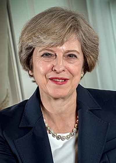 Theresa May, fue primera ministra del Reino Unido. Fuente: es.wikipedia.org