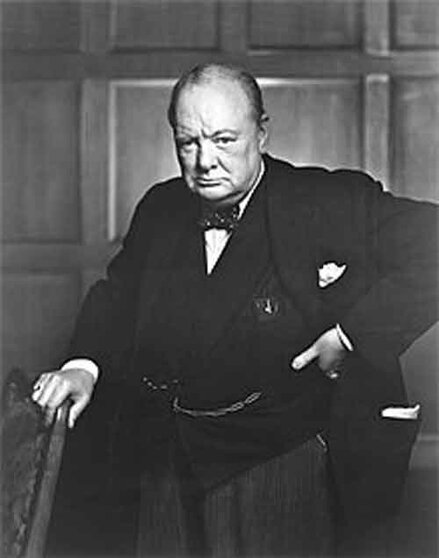 Churchill por Yousuf Karsh (1941). Fuente: es.wikipedia.org