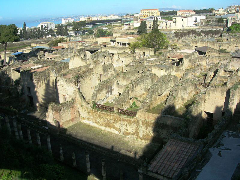 Vista de las ruinas de Herculano.

                                                                                                                             Fuente: es.wikipedia.org